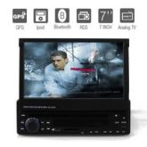 DVD Player Automotivo 7 polegadas GPS iPod Bluetooth TV RDS