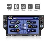 DVD Player Automotivo 7 polegadas GPS Bluetooth TV RDS